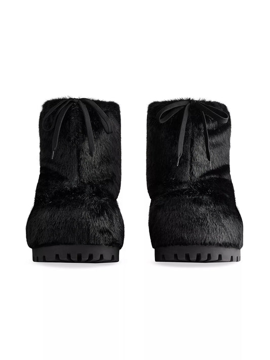 Balenciaga Alaska Fur Ski Boots